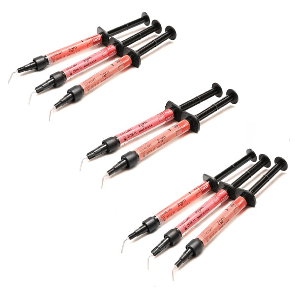 Prime Dental 9999-7100 Parafil Gingiva Light Cured Shade System 8 Syringe Kit Prime Dental 9999-7100 Parafil Gingiva Light Cured Shade System 8 Syringe Kit